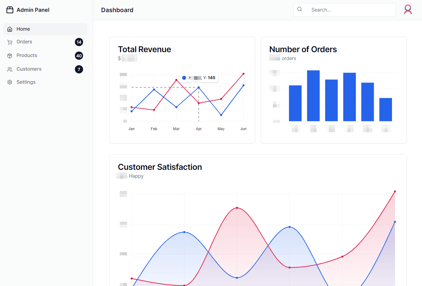 Admin Dashboard 1