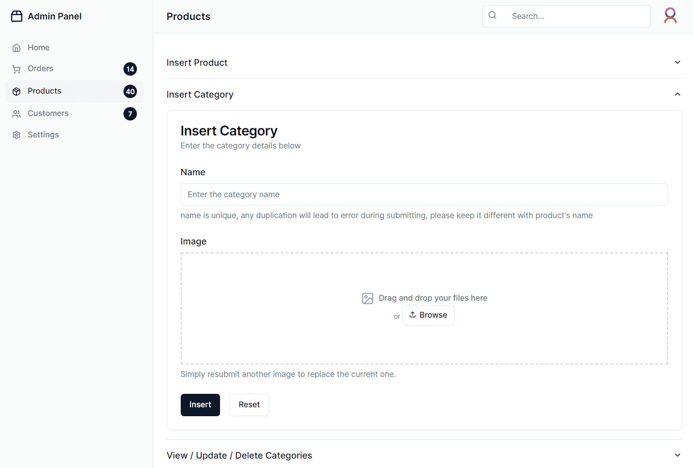 Admin Dashboard 3